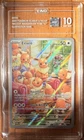 TAG GEM MINT 10 20th 2024 Pokemon Twilight Masquerade Eevee 188/167 SV06 Holo IR