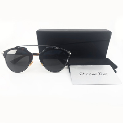 Dior So Real Sunglasses Brown Tortoise Silver Mirror Lens A00MD Discontinued