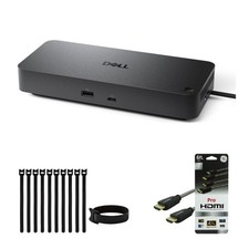 Dell WD25 Pro Dock Universal 100W USB-C Docking Station Bundle