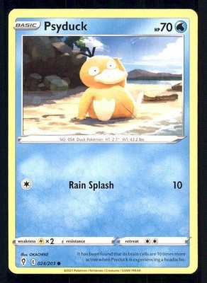 PSYDUCK 024/203 COMMON EVOLVING SKIES POKEMON NEAR MINT