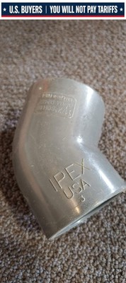IPEX 1-1/2'' 45° Socket Elbow Sch:80 PVC-I - QTY 6 PACK