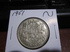 1951 - Canada 50 cent  - Canadian half dollar - Nice