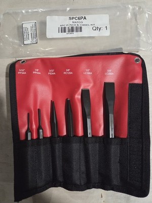 MATCO Tools 6 PIECE PUNCH & CHISEL SET SPC6PA