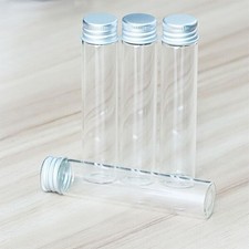 26ML Storing Essential 5 100pcs DIY Perfume Aluminum Jars Crafts Glass Bottles