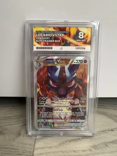 Pokémon TCG Lucario VSTAR SWSH291 Promo Card 2023 Ace 8 Near Mint