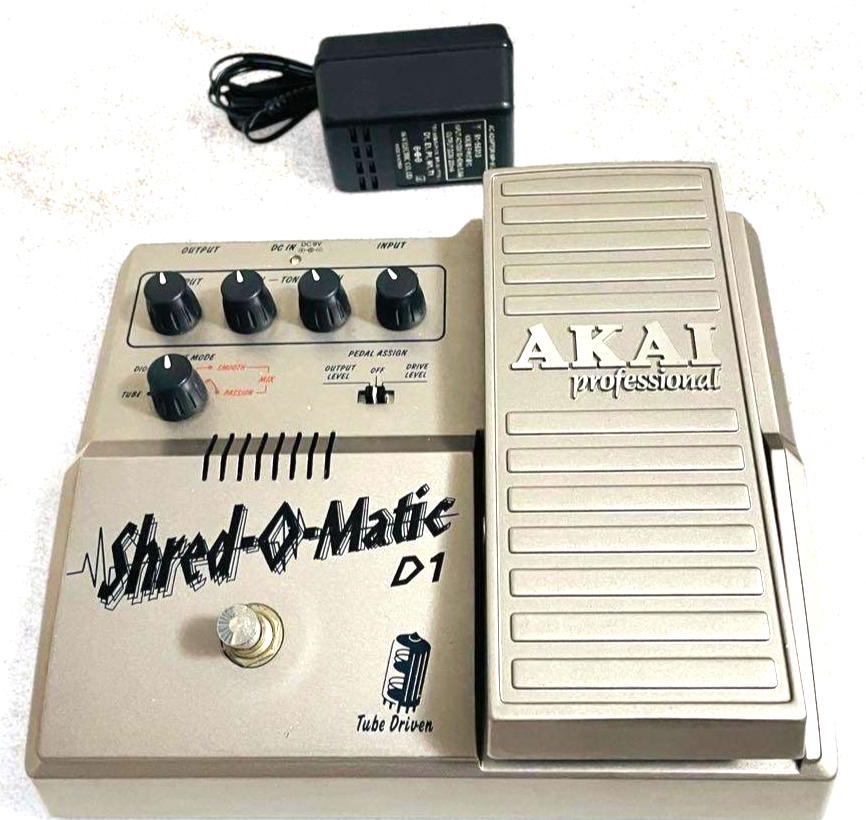 AKAI D1 Shred-O-Matic Tube Distortion Guitar Effect Pedal | eBay