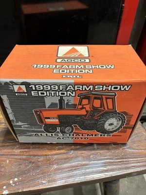 RARE ALLIS CHALMERS 7010 TRACTOR 1/16th AC WF CAB ERTL MIB 1999 Farm Show Ed.