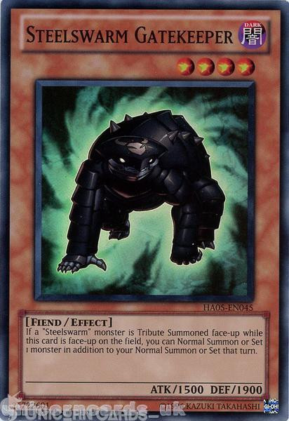 HA05-EN045 Steelswarm Gatekeeper Super Rare UNL Edition Mint YuGiOh Card