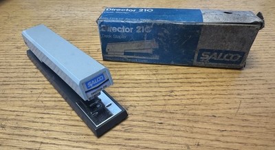 Salco Director 210 Vintage Desk Stapler Made in Japan Good Condition Works Great