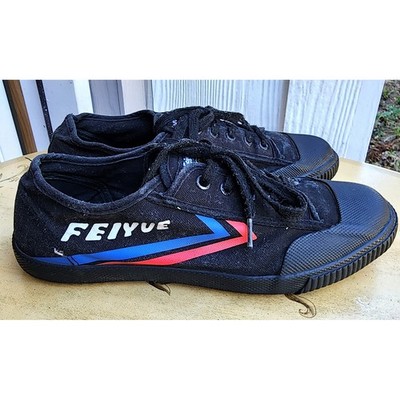 Feiyue Sz 10M Black Canvas Martial Arts Sneakers Fe Lo Low Top Skater Y2K Retro