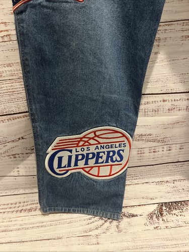 Pantalones de mezclilla bordados de la NBA W32x30 - Ropa de baloncesto ligeramente usada - Imagen 16 de 22