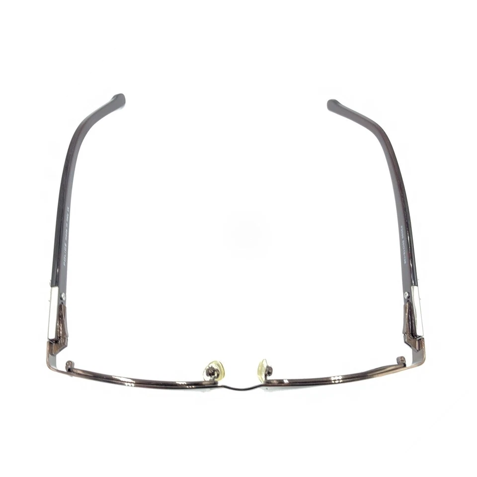 Monturas rectangulares marrón oscuro Police P2030 50-18 138 Italia hombres mujeres Foto 3 de 4