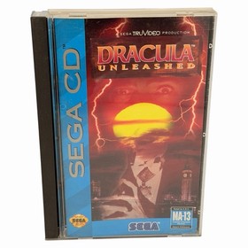 Dracula Unleashed (Sega CD, 1993) CIB Complete w/ Manual + Reg Card Tested