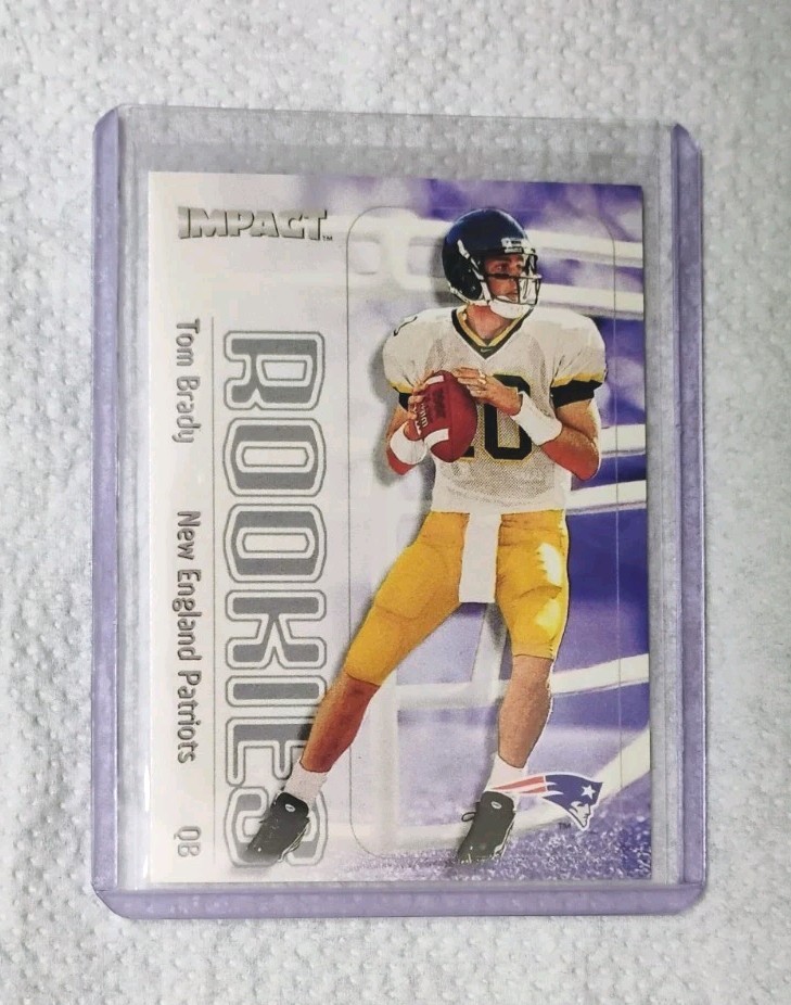 ** Tom Brady ** - 2000 Skybox Impact Rookies - Rookie Card #27 (RC) Patriots