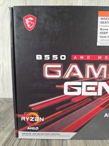 MSI B550 Gaming GEN3 Gaming Mainboard AMD AM4, DDR4, ATX, AMD Ryzen 5000/4000 - Bild 2 von 9