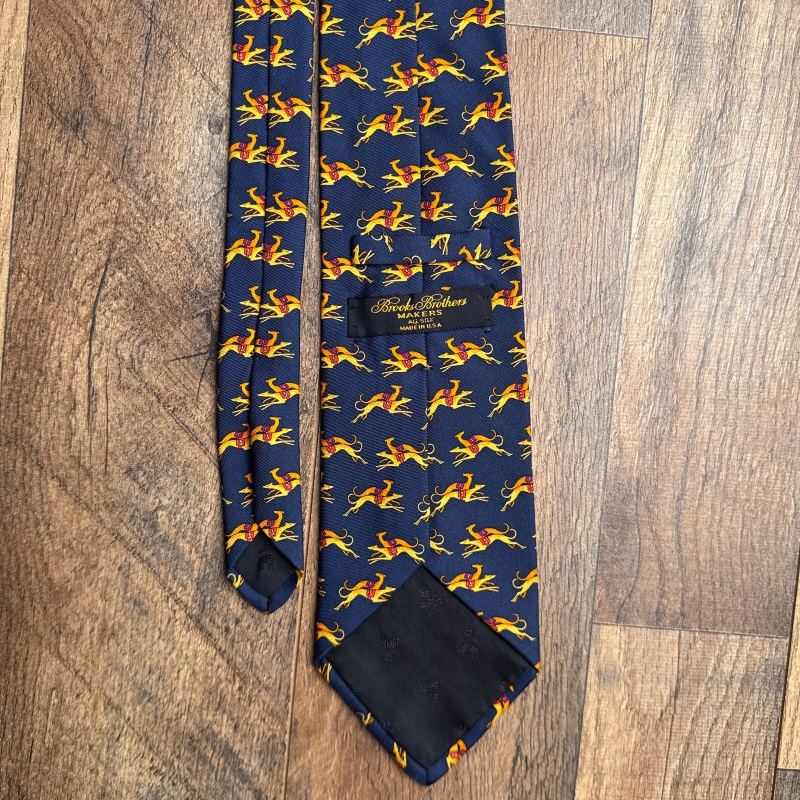 Vintage Brooks Brothers 100% Silk Tie Men's Business Formal Size 58" Blue 6652 thumbnail 3