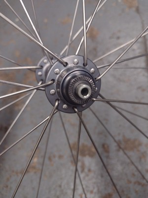 Roue Avant Piste Ambrosio Crono / Hope - 700c Tubulaire - 100mm QR - Vintage