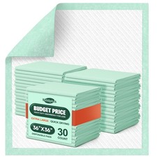 Disposable Bed Pads 36'' X 36'' Heavy Duty Underpads Extra Large Pads 30 Count