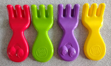 Leap Frog Leapfrog Shapes Sharing Replacement 4 Forks Red Purple Green Yellow