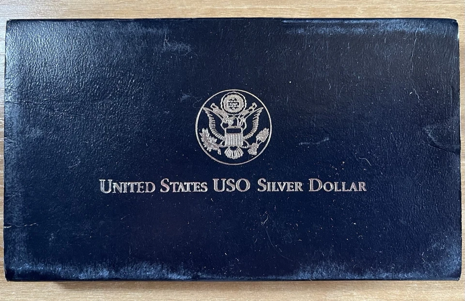 1991-S USO 50th Anniversary Proof 90% Silver $1! Box & COA 🔥🪙🇺🇸 - Image 2 of 4