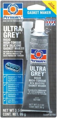 Permatex Sealant - Ultra Gray - Silicone - 3.00 oz Tube - Each