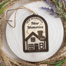 New Home Ornament 2025 - Housewarming Gifts New House, New House New Beginnin...