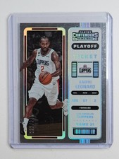 Kawhi Leonard 22-23 Contenders Playoff Ticket /249 #27 LA Clippers 🎟️