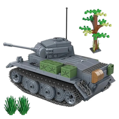 #ad WWII Panzer II AUSF. L quot;Luchsquot; Light Tank Building Blocks Set General Jim’s To $26.25