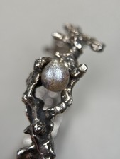 Armreif Silber 835 Perlen Armband Handarbeit Schmuck Design Meisterpunze Vintage