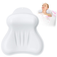 Silicone Bath Pillow, New Material Bath Pillows for Tub Head Neck and Back Suppo