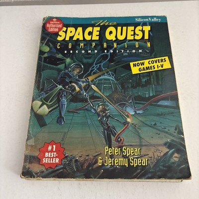 The Space Quest Companion Second Edition - 1993 - Silicon Valley - DAMAGED READ