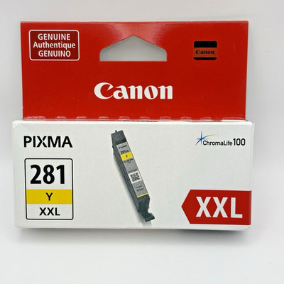 BRAND NEW SEALED Canon Pixma 281Y XXL YELLOW OEM Genuine Ink Cartridge NIB
