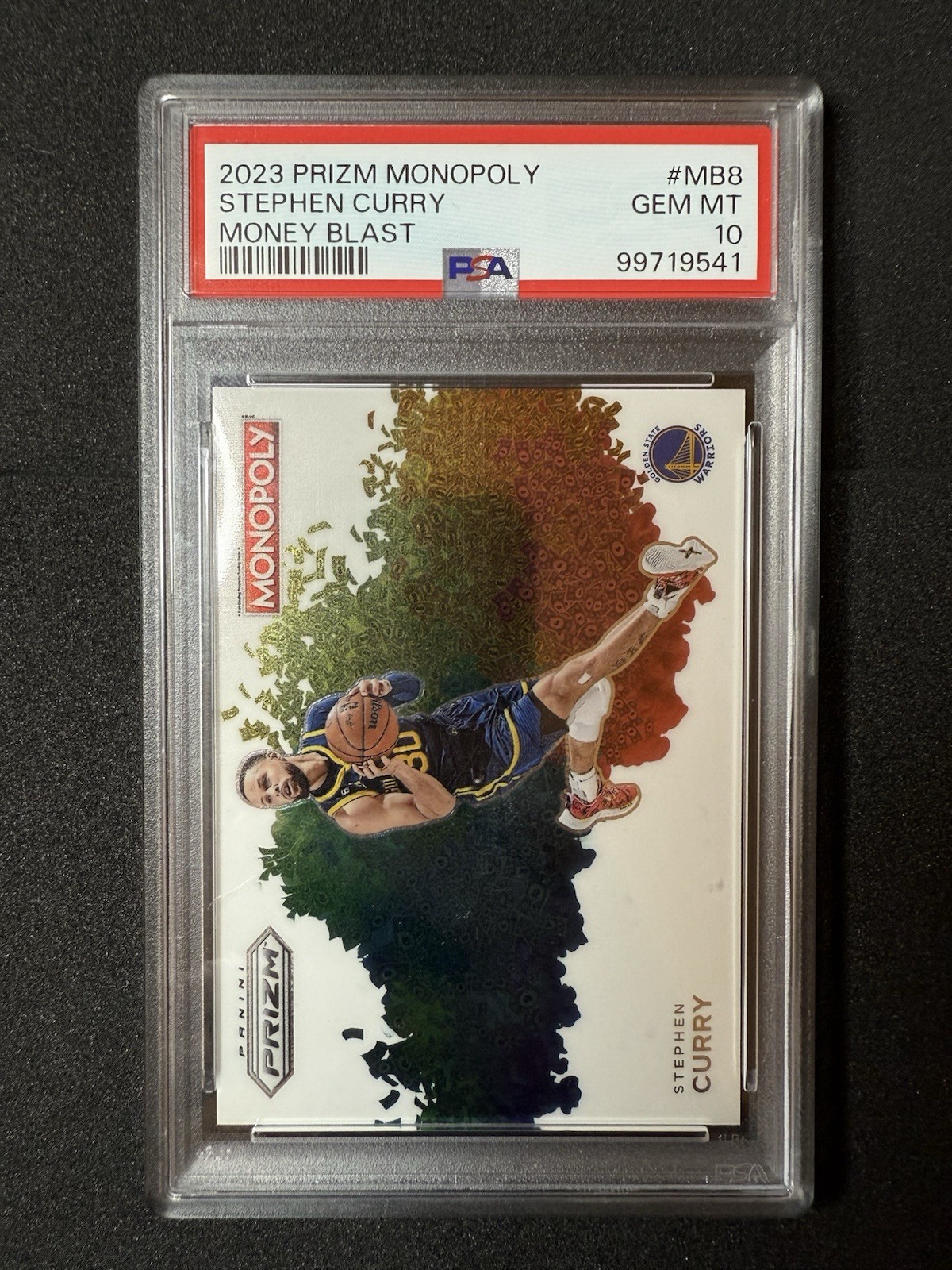 2023 PANINI PRIZM MONOPOLY MONEY BLAST MB8 STEPHEN CURRY