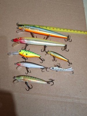RAPALA Wobbler  SET Kunstköder  Hecht Zander  Angeln