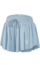 Women's 2 In 1 Flowy Athletic Shorts With Pocket
