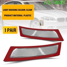 Clear Front Bumper Side Marker Reflectors Light For Bmw F10 528i 535i 11-14 1-10
