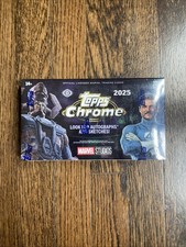 2025 Topps Chrome Marvel Studios Edition Factory Sealed Hobby Box