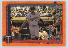 2025 Topps Chrome Logofractor Edition Orange Refractor 6/25 Brooks Lee #234 13ql
