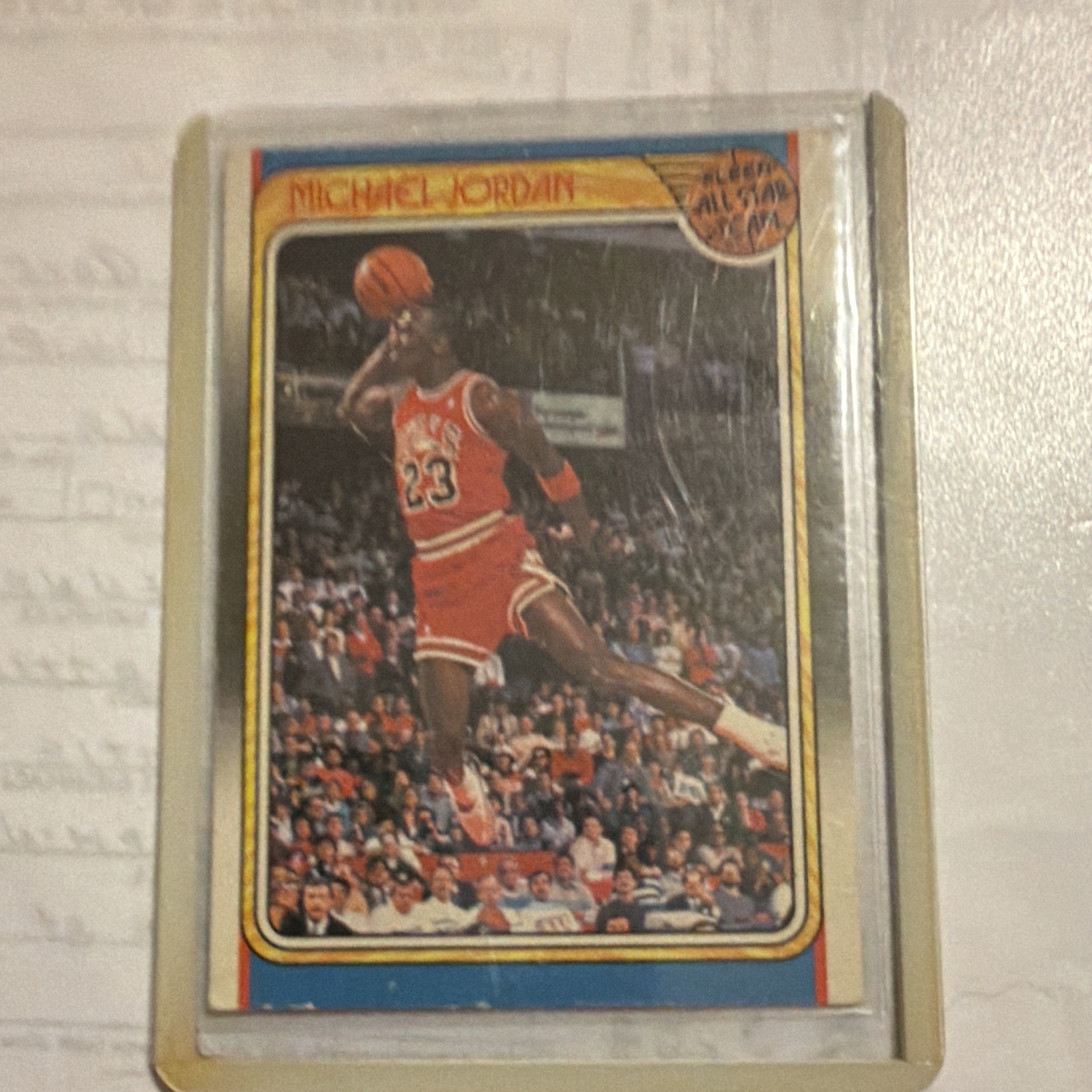 Fleer 1988-89 Michael Jordan #120 All-Star Team Chicago Bulls Basketball Card