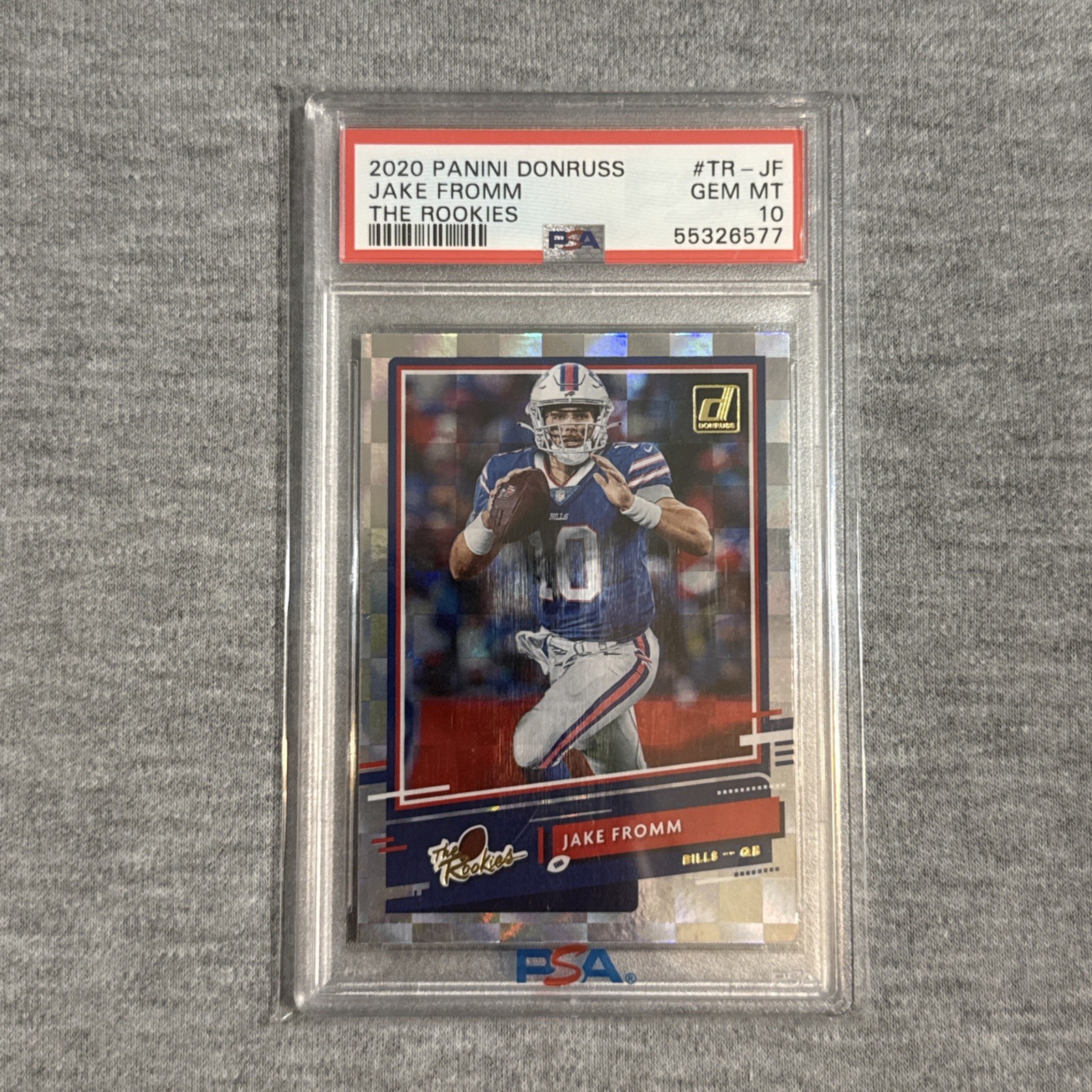 Jake Fromm Panini Donruss the Rookies #TRJF Base