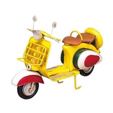Tin Vintage Scooter Model 'Italy' 26cm Decorative Object