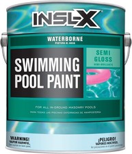 WR102009A-01 Waterborne Semi-Gloss Pool Paint 1 Gallon Black