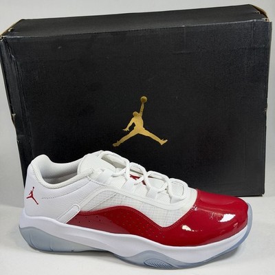 Nike Men's Size-10 Air Jordan 11 CMFT Low Cherry Red White Shoes DN4180-116