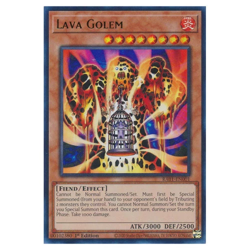 YuGiOh 25th Anniversary Rarity Collection Lava Golem (Ultra Rare) RA01-EN001-UR