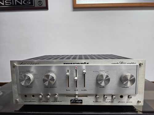 Marantz 1122 DC Stereo Amplifier Serviced (Read Description)