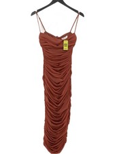House Of CB London Bodycon Midi Dress XS in Orange