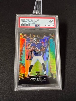 2018 Panini Select - Concourse Lamar Jackson #70 Tie-Dye Prizm 01/25!! 🔥🔥
