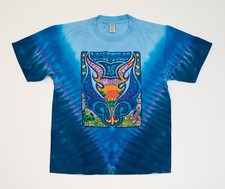 Vintage Rock Festival Y2K Wolf Trap Band Tee Mens Size M Grateful Dead Tie Dye