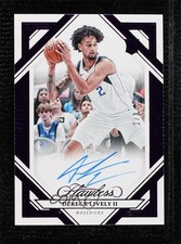 2023-24 Panini Flawless Frame Signatures Amethyst 1/3 Dereck Lively II Auto 12cb