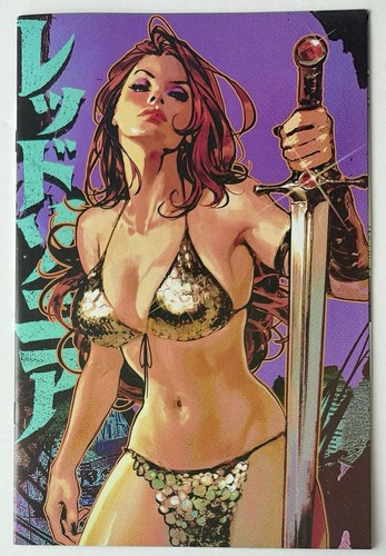 RED SONJA : SHE-DEVIL WITH A SWORD #3 • SDCC • VARIANTE SOZOMAIKA • NM+ • LTD 100 - Photo 1/2